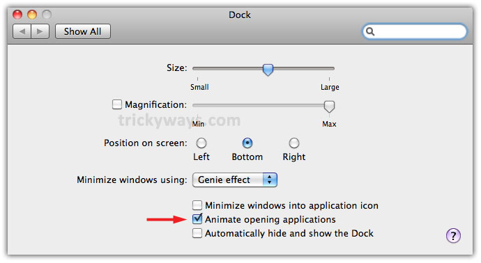 How to Disable/Enable Bounce Effect of Dock Icons on Mac