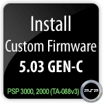 Install Custom Firmware 5.03 GEN-C on PSP 3000, 2000 TA-088v3 via ChickHEN R2 | PSP Hacks