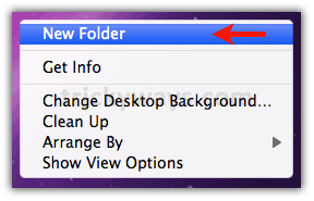 Create a new file  mac