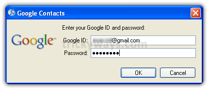 Gmail ID and password