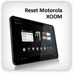 Reset Motorola XOOM to factory settings