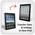 Transfer information  iPad to iPad