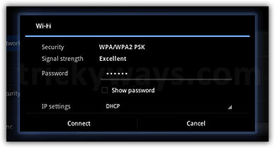 Connect to WiFi on Motorola XOOM | Android