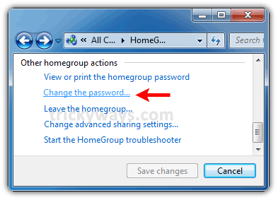 How to View/Change HomeGroup Password in Windows 7 | Windows 7