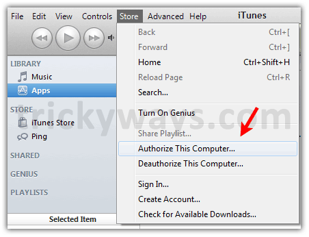 How to Authorize or Deauthorize Your Computer as of  iTunes | iPad