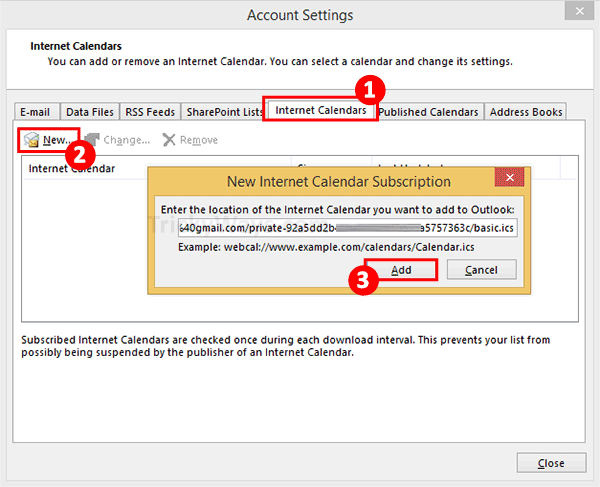 How To Add Google Calendar To Outlook 2013 Google Office