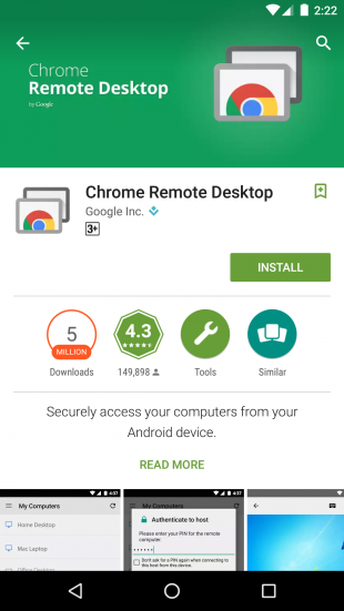 remote desktop for mobile