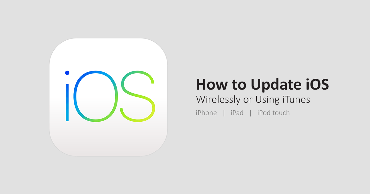 update-ios-wirelessly-or-itunes