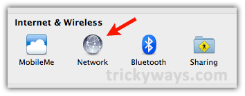 Network Preferences Mac OS X