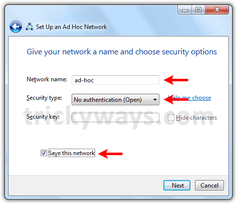 ad-hoc-netword-name-and-security