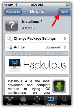 Install Installous app