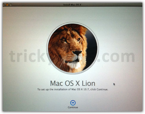 Mac OS X Lion Setup