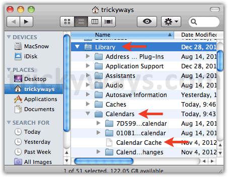 calendar-cache-on-mac