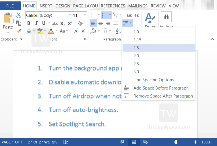 How To Customize Bullet And Number Lists In Word 2013 Office