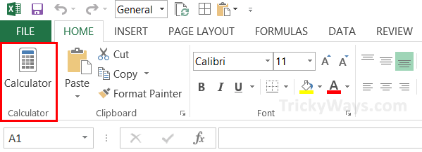 windows-calculator-in-excel-toolbar