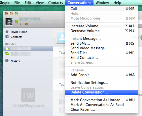 How to recover old skype messages