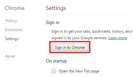 sign in to google chrome