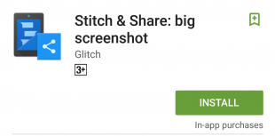 install stich share screenshot app