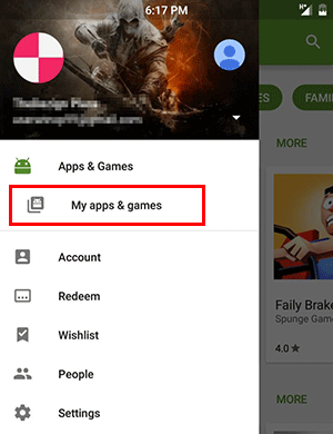 my apps and games android
