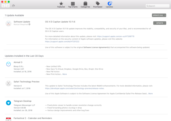 Download Mac OS X EI Capitan 10.11.6 [Final Release]