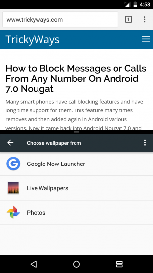 How to Enable Split View in Android Nougat 7.0