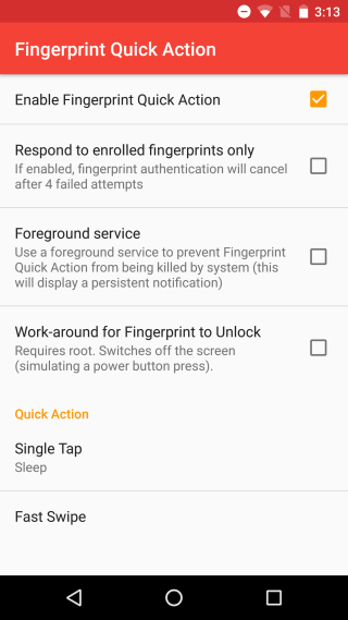 fingerprint-quick-action