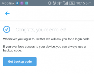 twitter login verification enabled