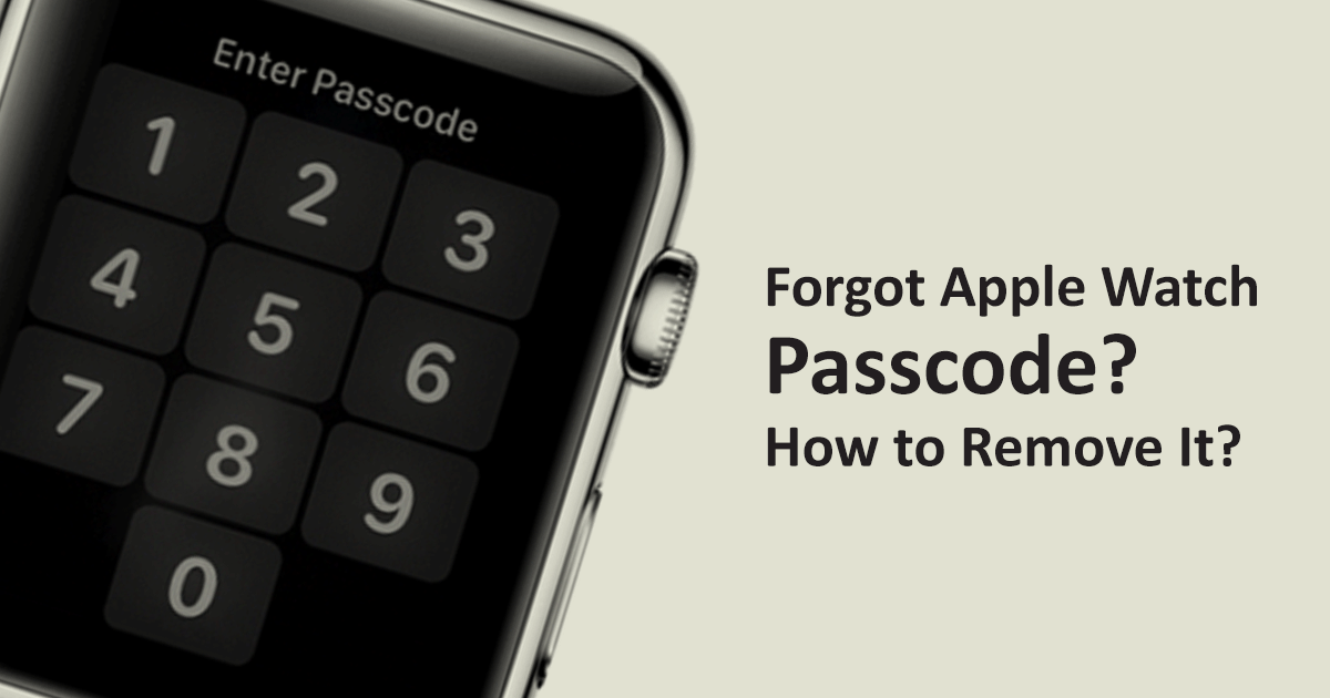 forgot apple watch passcode
