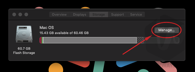 macOS manage storage