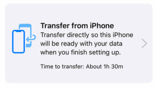 transfer from iphone