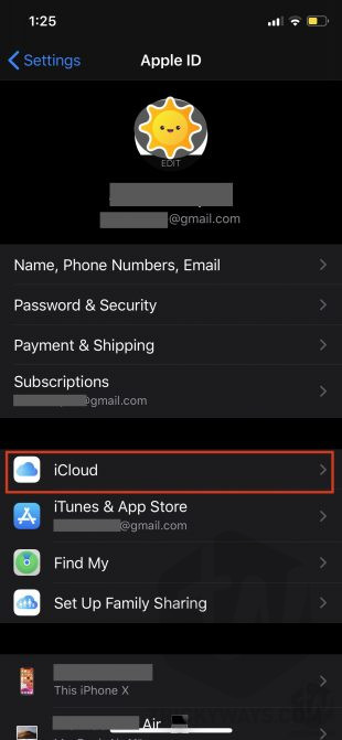 transfer contacts using icloud