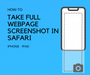 Take Full Webpage Screenshot in Safari on iphone or ipad
