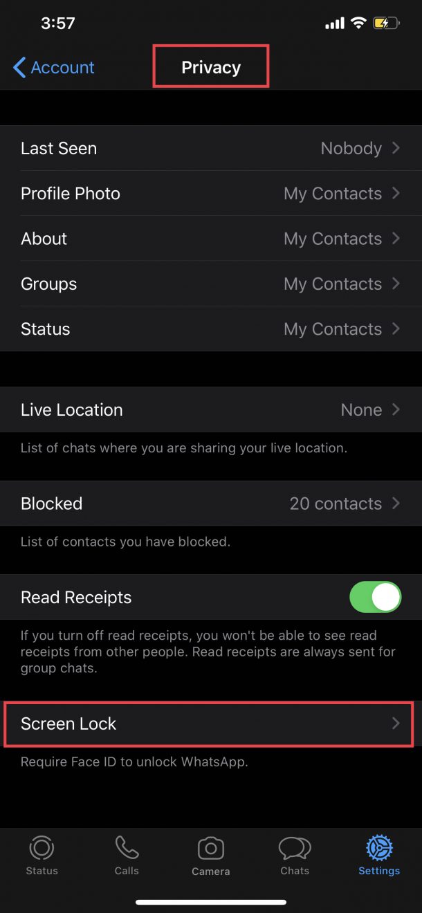 How To Lock WhatsApp On IPhone Face ID Touch ID Or Passcode 