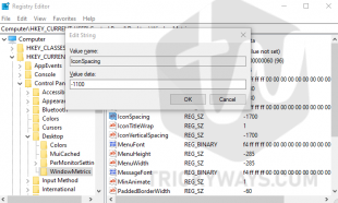 How to change spacing between Desktop Icons Windows 11 / 10