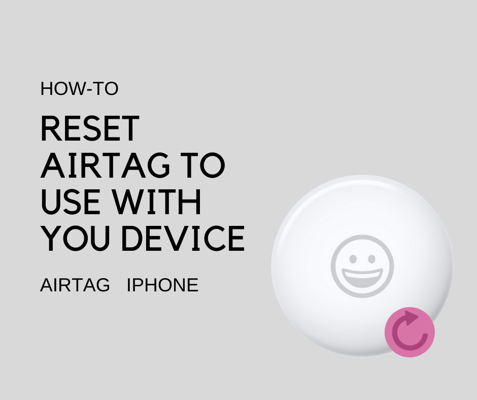 how to reset AirTag