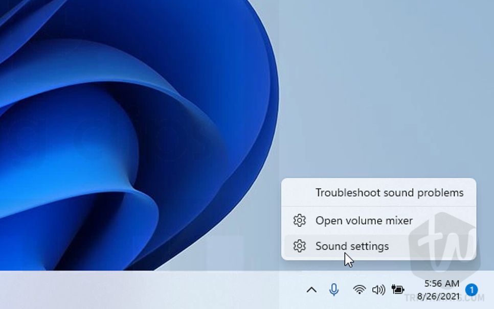 sound settings Windows 11