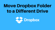 move dropbox folder to a different drive
